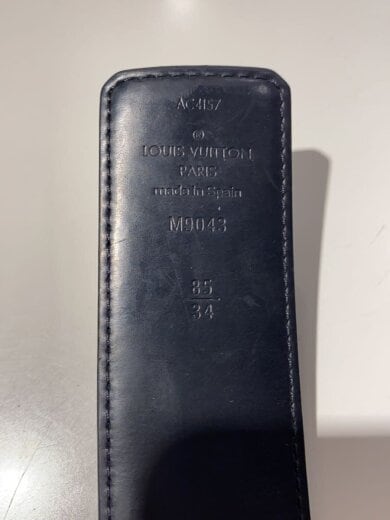 商品画像：サンチュール/LVイニシャル/モノグラムエクリプス/ベルト/BLK/総柄/メンズ 3