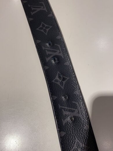 商品画像：サンチュール/LVイニシャル/モノグラムエクリプス/ベルト/BLK/総柄/メンズ 4