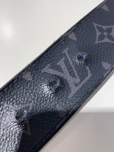 商品画像：サンチュール/LVイニシャル/モノグラムエクリプス/ベルト/BLK/総柄/メンズ 7