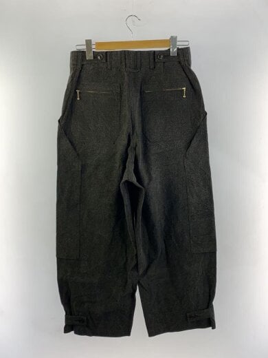 商品画像：UTILITY WORK PANTS/S/リネン/BLK/総柄/25SS-PA9-008 2