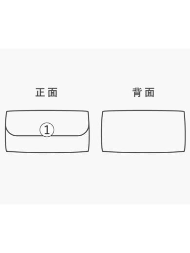 商品画像：2つ折り財布/レザー/BLK/メンズ 8