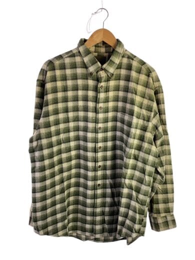 商品画像：ネルシャツ/XL/コットン/GRN/チェック 1