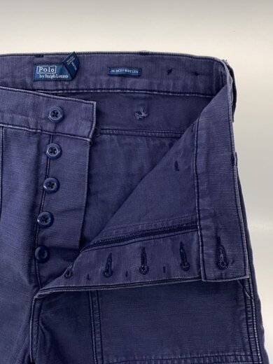 商品画像：ベイカーパンツ/THE RICKY WIDE LEG/ストレートパンツ/4/コットン/BLU 3