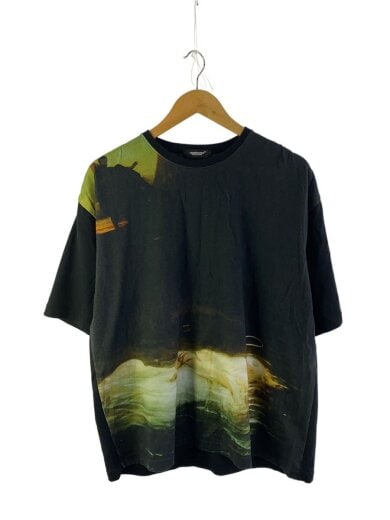 商品画像：Tシャツ/3/コットン/BLK/総柄/UC2E9807 1