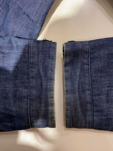 商品画像：ヘイベンドデニムジャケット/L/コットン/IDG 7