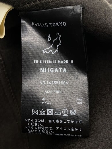 商品画像：ノースリーブコート/FREE/ウール/BLK/162551006 4