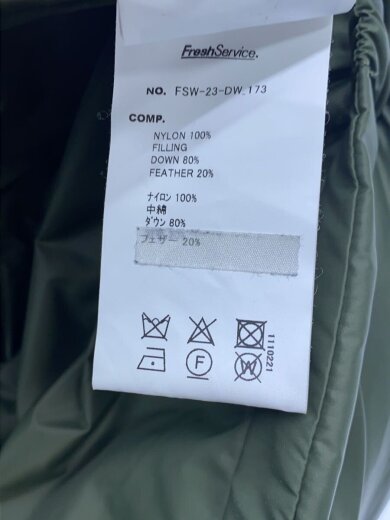 商品画像：CORPORATE DOWN VEST/M/ナイロン/KHK/FSW-23-DW 4