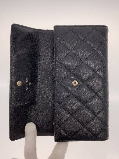 商品画像：ココマーク/フラップ/長財布/--/BLK/レディース 4