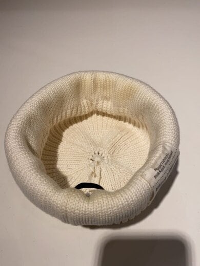 商品画像：ニットキャップ/FREE/コットン/WHT/メンズ/8044-00-6610 3