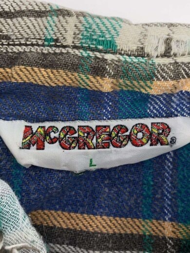 商品画像：ネルシャツ/L/コットン/GRN/チェック 3