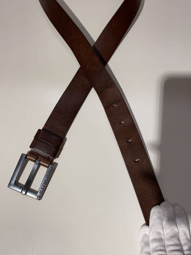 商品画像：ベルト/レザー/BRW/メンズ 2