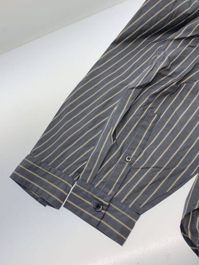 商品画像：長袖シャツ/--/コットン/GRY/ストライプ/25-050-370-0900-3-0 5