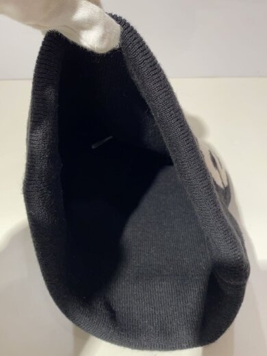 商品画像：Big Logo Beanie/カシミヤ混/ニットキャップ/--/コットン/BLK/メンズ 3