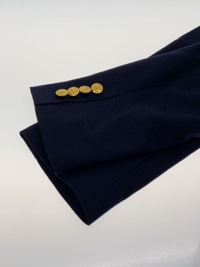 商品画像：紺ブレ/金ボタン/2B/160/テーラードジャケット/--/ウール/NVY/3313-7600// 5