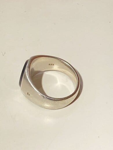 商品画像：リング/SV925/21号/GRY/メンズ 3