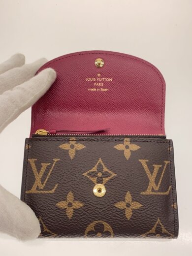 商品画像：ポルト・モネ・ロザリ_モノグラム・キャンバス_フューシャ/PVC/BRW/レディース 4