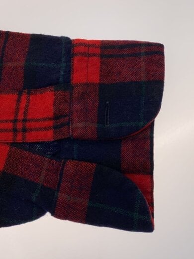 商品画像：50s/長袖シャツ/M/ウール/RED/チェック// 5