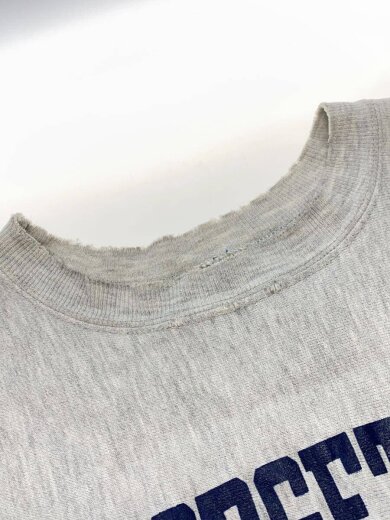 商品画像：90s/USA製/3段/リバースウィーブ/カレッジロゴ/スウェット/XXL/コットン/GRY 5