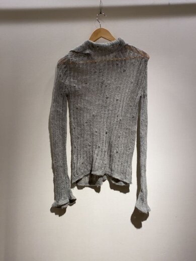 商品画像：feather damage cardigan/--/--/GRY 2