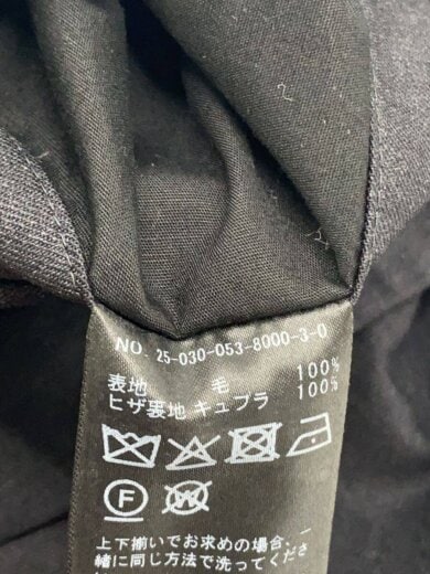 商品画像：ボトム/3/ウール/BLK/25-030-053-8000-3-0// 6