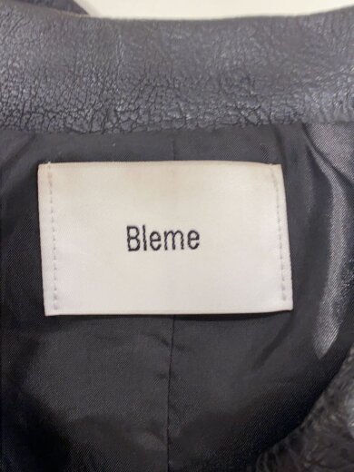 商品画像：レザージャケット・ブルゾン/XL/フェイクレザー/BLK/blm230946// 3