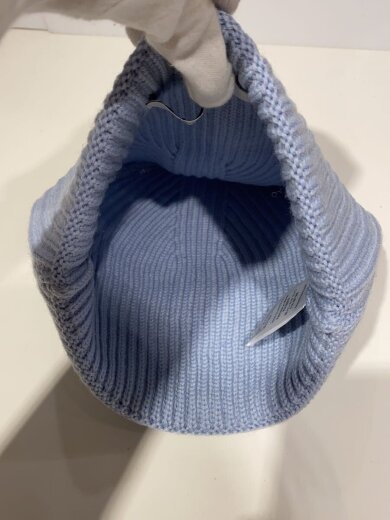 商品画像：ニットキャップ/--/ウール/BLU/メンズ/JU06189KT1022// 3