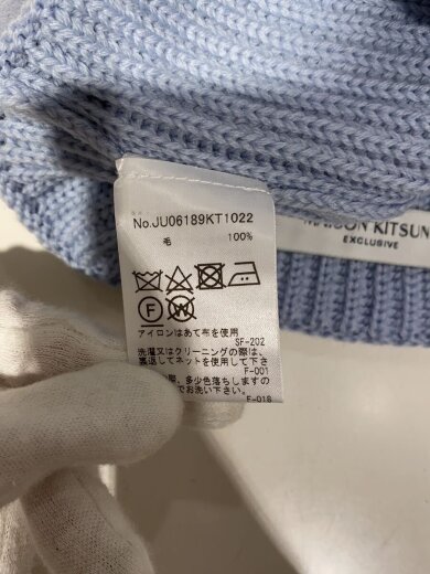 商品画像：ニットキャップ/--/ウール/BLU/メンズ/JU06189KT1022// 5
