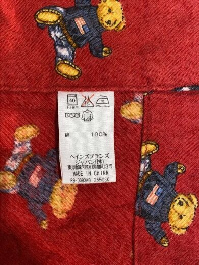 商品画像：ジャケット/L/コットン/RED/総柄 5