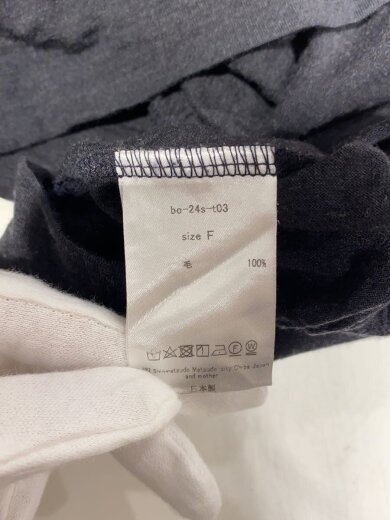 商品画像：24ss/wool l/s top/ecru/ニット・セーター(薄手)/FREE/ウール/GRY/bo-24s-t 4