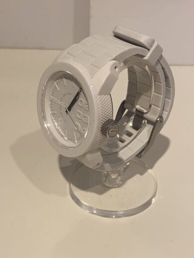 商品画像：クォーツ腕時計/アナログ/ラバー/WHT/WHT/DZ-1436 3