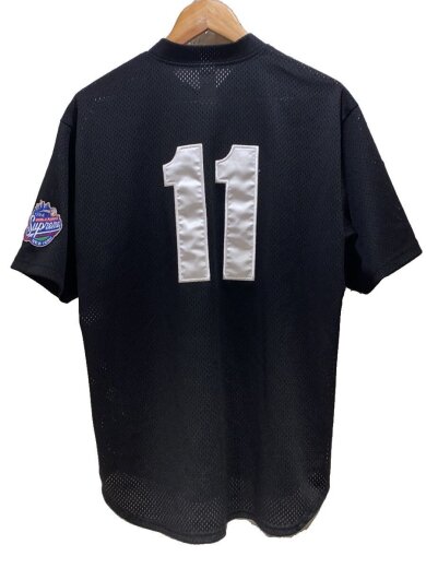 商品画像：S Logo Baseball Henley/半袖シャツ/S/ポリエステル/BLK 2
