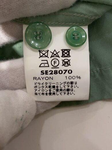 商品画像：長袖シャツ/L/レーヨン/GRN/SE28070 4