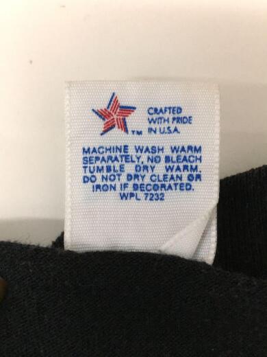 画像：JERZEES80s/シングルステッチ/Tシャツ/M/コットン/ブラック4