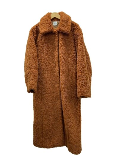 商品画像：22AW/Boa Long Coat/S/ポリエステル/ORN/22020421804030 1