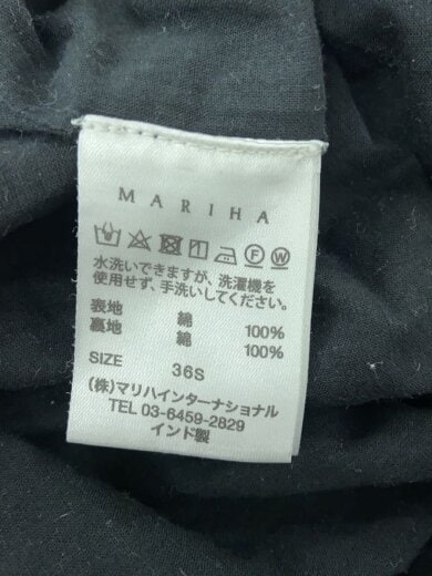 商品画像：夏の光のドレス/半袖ワンピース/36/コットン/BLK/無地// 4
