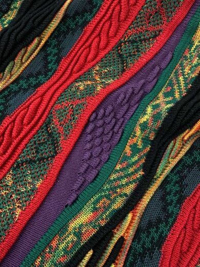 商品画像：3Dニット/90S/ニット・セーター(厚手)/S/コットン/マルチカラー/総柄// 9