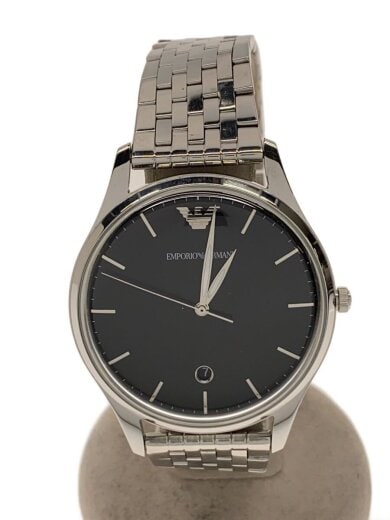 商品画像：腕時計/アナログ/BLK/SLV/SS/AR-11286 1