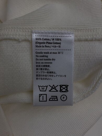 商品画像：スウェット/M/コットン/WHT 5