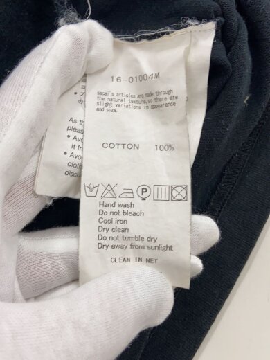 商品画像：Tシャツ/2/コットン/BLK 4