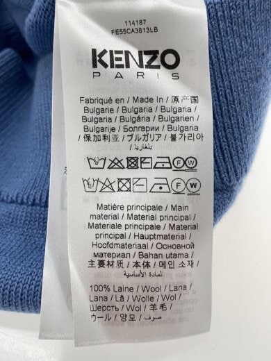 商品画像：FLOWER WOOLCARDIGAN/24ss/カーディガン(厚手)/M/ウール/BLU/FE55CA3813 4