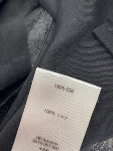 商品画像：Jacquard Logo Silk Polo/18ss/ポロシャツ/M/シルク/BLK 4