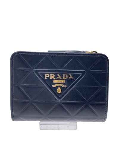 商品画像：財布/レザー/BLK/無地/レディース 1