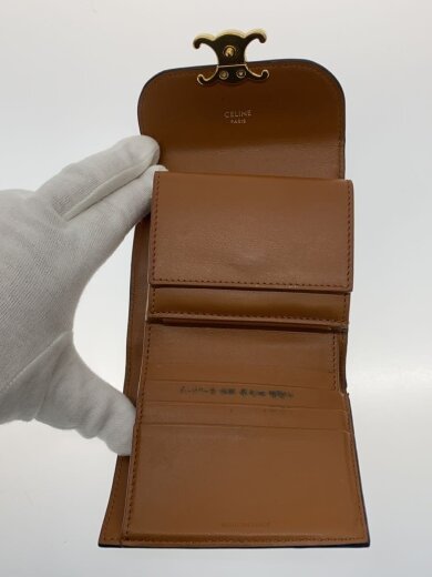 商品画像：3つ折り財布/レザー/BRW/総柄/レディース/F-FG-2203 4