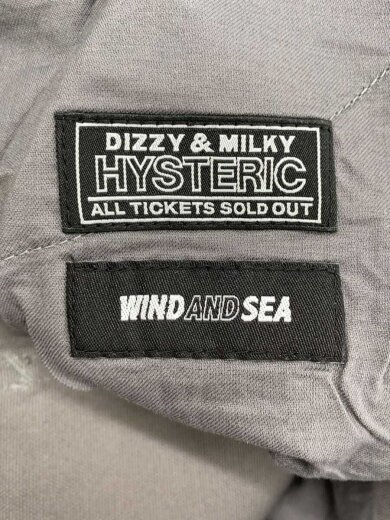 商品画像：ロゴプリントカーペンターパンツ/M/コットン/GRY/無地/WDS-C-HYS-23-AP-Q1-08 4