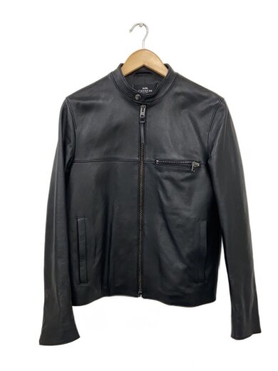 商品画像：シングルライダースジャケット/S/羊革/BLK/88799 1