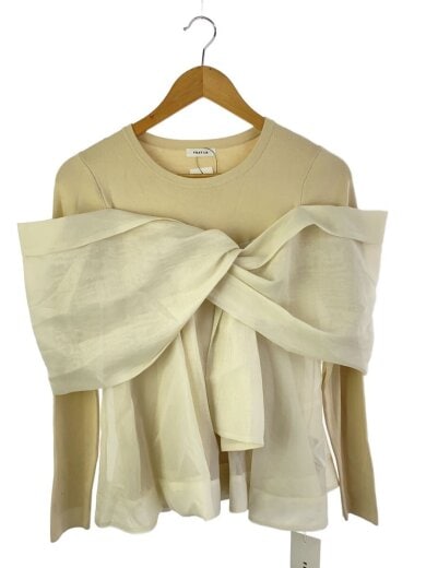 商品画像：長袖ブラウス/one/レーヨン/BEG/無地/FWNT255218 1