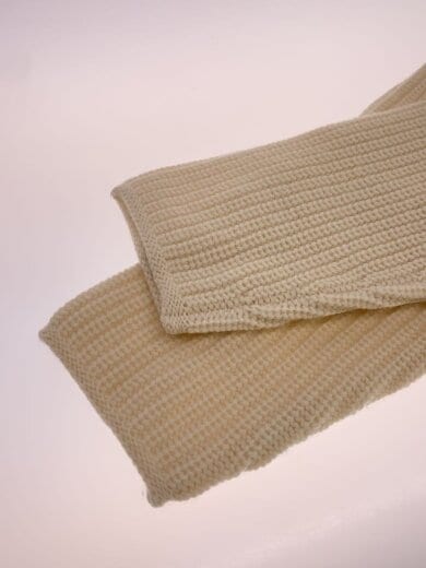 商品画像：畦編み 馬比古セーター/ニット・セーター(厚手)/ウール/CRM/5118922 5