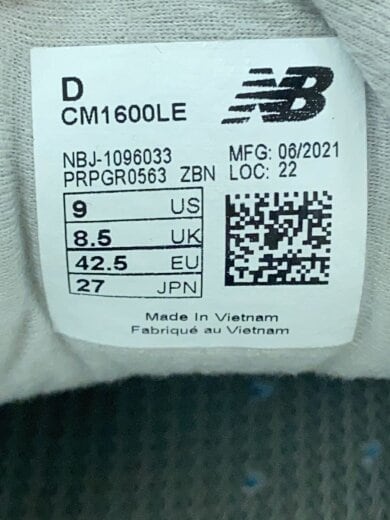 商品画像：CM1600/グレー/27cm/GRY 5