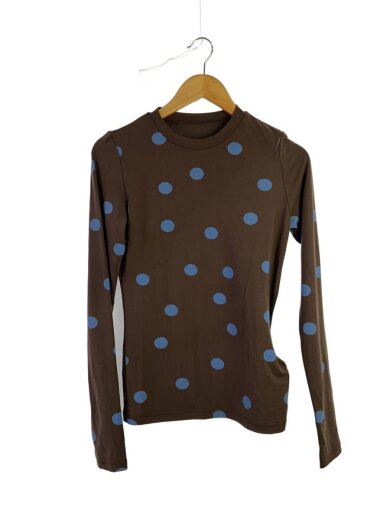 商品画像：長袖カットソー/FREE/レーヨン/BRW/ドット/21252415205 1