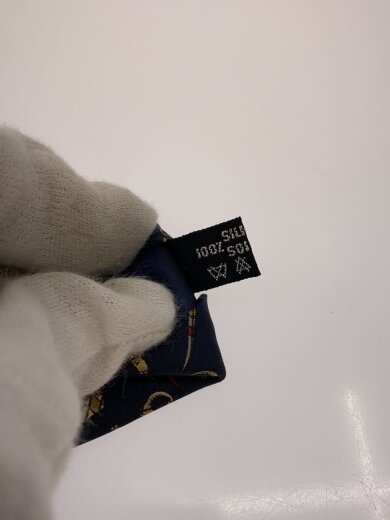 商品画像：ネクタイ/シルク/NVY/総柄/メンズ 4